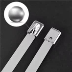 Kabelové stahovací pásky s kuličkovým zámkem z nerezové oceli